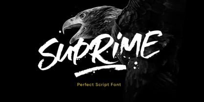 Suprime Font Poster 10