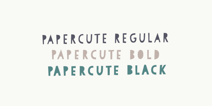 Papercute Font Poster 2