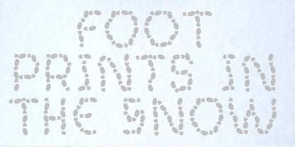 Put My Foot Down Font Poster 3