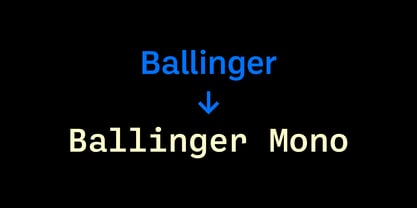 Ballinger Font Poster 10