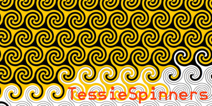 TessieSpinners Font Poster 1