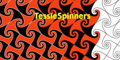 TessieSpinners Font Poster 3