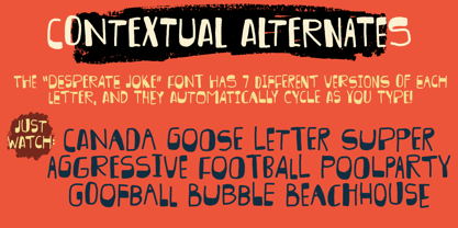 Desperate Joke Font Poster 4