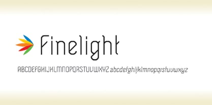 Finelight Font Poster 1