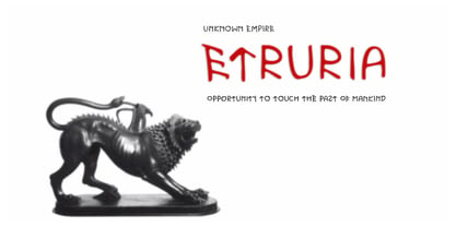 Etruria Font Poster 2
