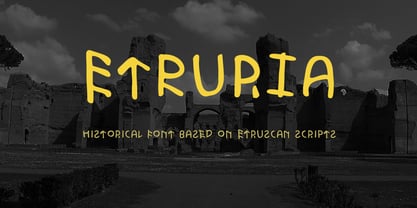 Etruria Font Poster 1