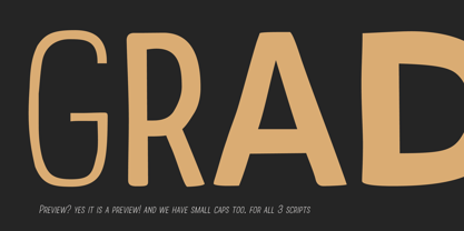 Kruda Handcrafted Sans Font Poster 5