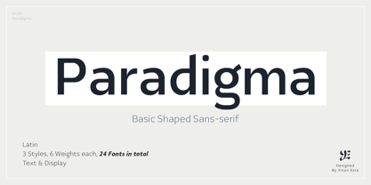 Ye Paradigma Font Poster 7