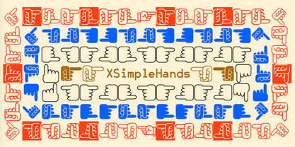 XSimple Hands Font Poster 2