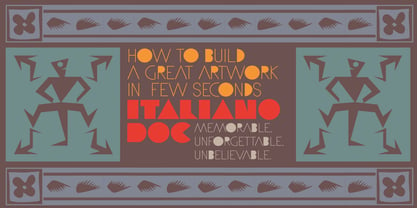 Italiano Doc Font Poster 5