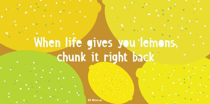 Sweet Lemon Font Poster 3
