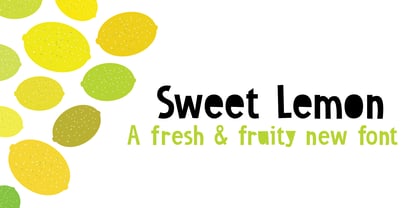 Sweet Lemon Font Poster 5
