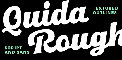 Quida Rough Font Poster 1