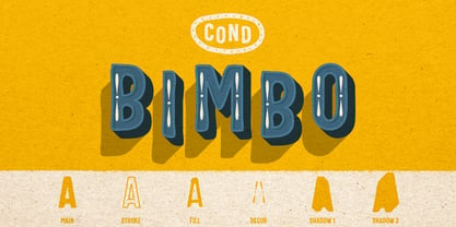 VVDS The Bimbo Font Poster 8