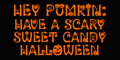 HeyPumpkin Font Poster 3