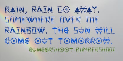 Bumbershoot Font Poster 1
