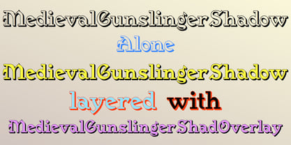 Medieval Gunslinger Font Poster 4