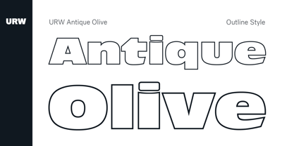 Antique Olive Font Poster 5