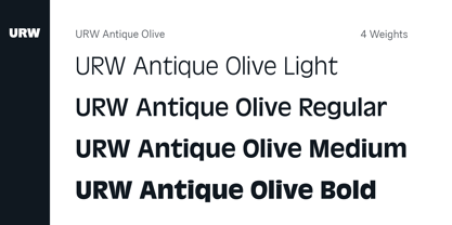Antique Olive Font Poster 4