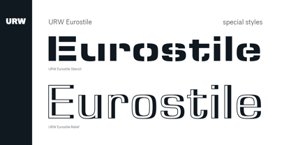 Eurostile Font Poster 1