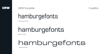 Eurostile Font Poster 2