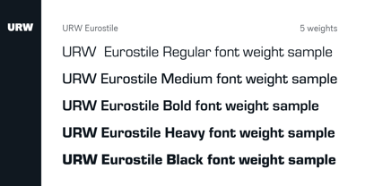 Eurostile Font Poster 3