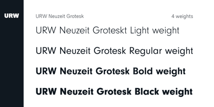 Neuzeit Grotesk Fuente Póster 3