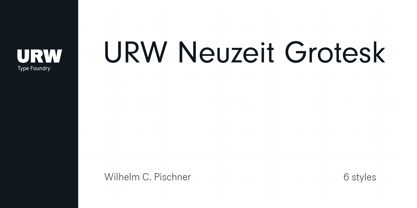 Neuzeit Grotesk Font Poster 1