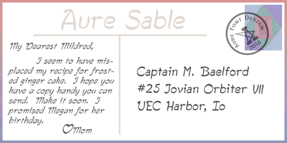 Aure Sable Police Poster 6