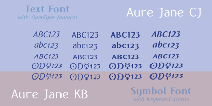 Aure Jane Font Poster 5