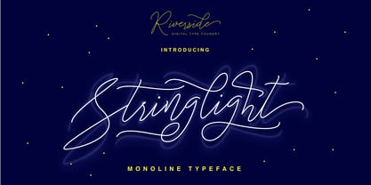 Stringlight Font Poster 5
