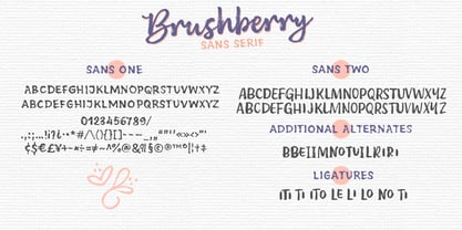 Brushberry Font Poster 1