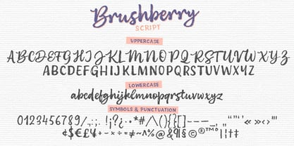 Brushberry Font Poster 3