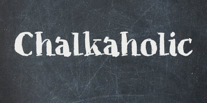 Chalkaholic Font Poster 1