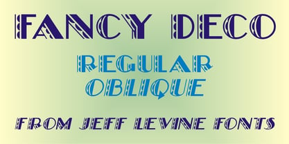 Fancy Deco JNL Font Poster 1