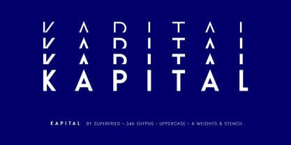 KAPITAL Font Poster 8