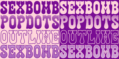 Sexbomb Font Poster 2