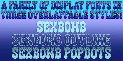 Sexbomb Font Poster 4