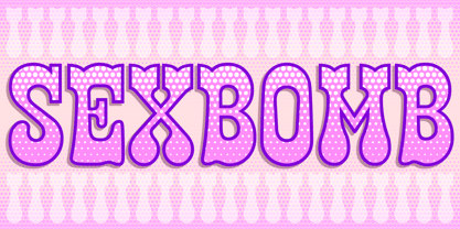 Sexbomb Font Poster 1