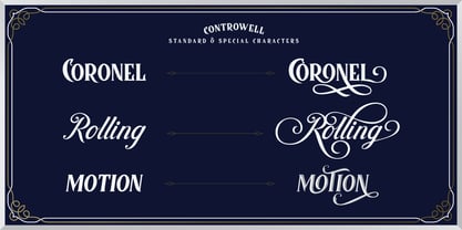 Controwell Font Poster 8