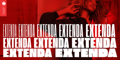 Extenda Font Poster 1