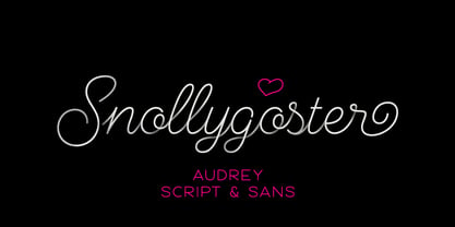 Audrey Font Poster 7