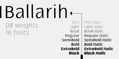 Ballarih Font Poster 4