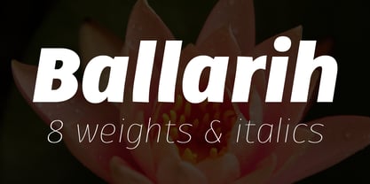 Ballarih Font Poster 7