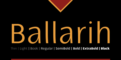 Ballarih Font Poster 1