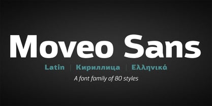 Moveo Sans Police Poster 1