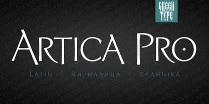 Artica Pro Font Poster 1
