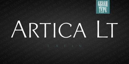 Artica Lt Font Poster 1