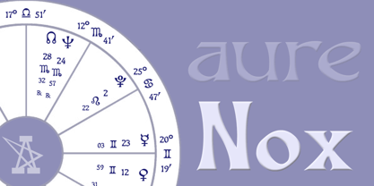 Aure Nox Font Poster 3