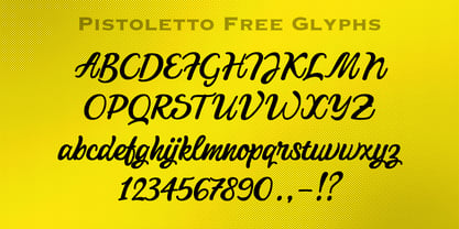 Pistoletto Font Poster 10